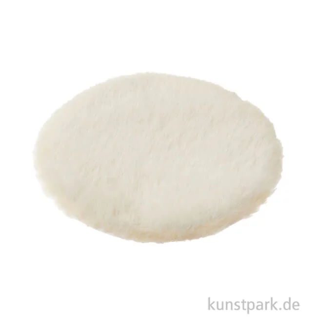 Artikelbild 1 des Artikels “Miniatur Teppich Rund, Creme, 12 cm “