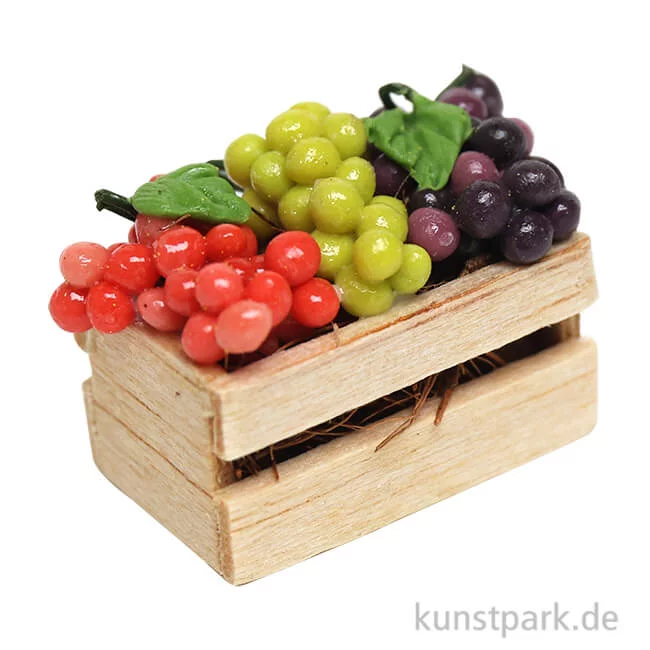 Artikelbild 1 des Artikels “Miniatur Traubenkiste, 3 x 2 x 2 cm “