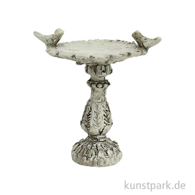 Artikelbild 1 des Artikels “Miniatur Vogelbad Steinimitation, 7 x 6 cm “