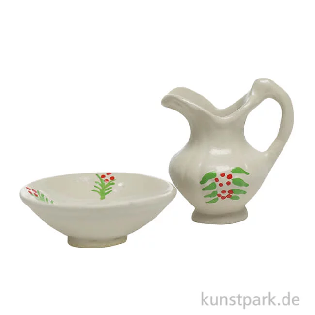 Artikelbild 1 des Artikels “Miniatur Waschschüssel und -krug, 3 cm “