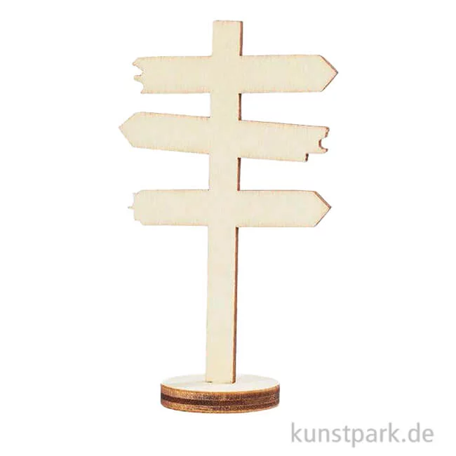 Artikelbild 1 des Artikels “Miniatur Wegweiser Schild, Holz, Natur, 8 x 4,5 cm “