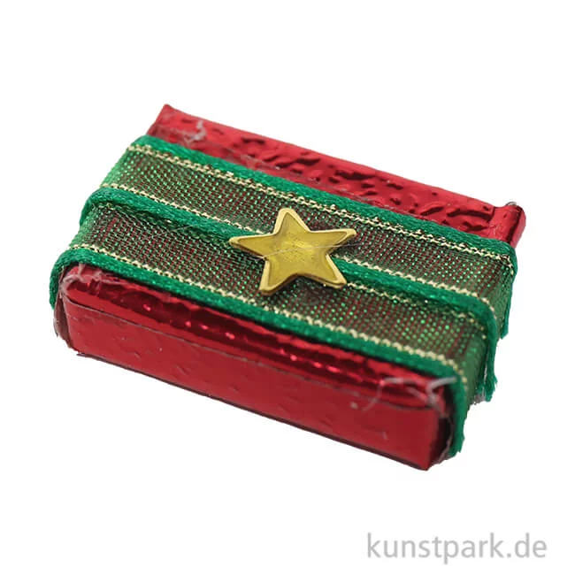 Artikelbild 1 des Artikels “Miniatur Weihnachtsgeschenk, sortiert, 2,5 x 1,5 cm “