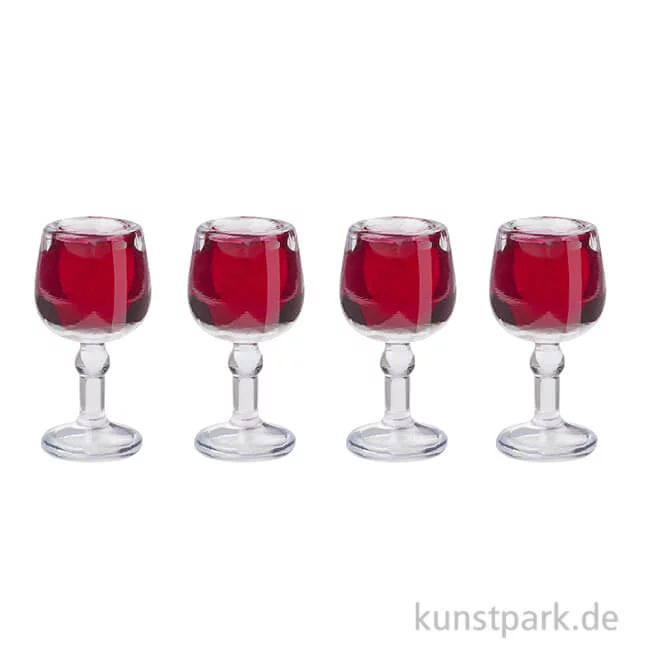 Artikelbild 1 des Artikels “Miniatur Weingläser, 2 cm, 4 Stück “