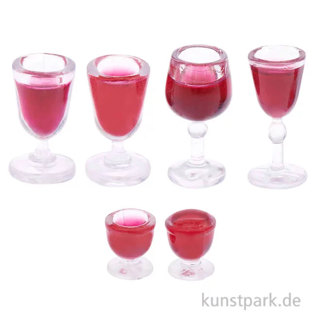 Artikelbild 1 des Artikels “Miniatur Weingläser, 6 Stück “