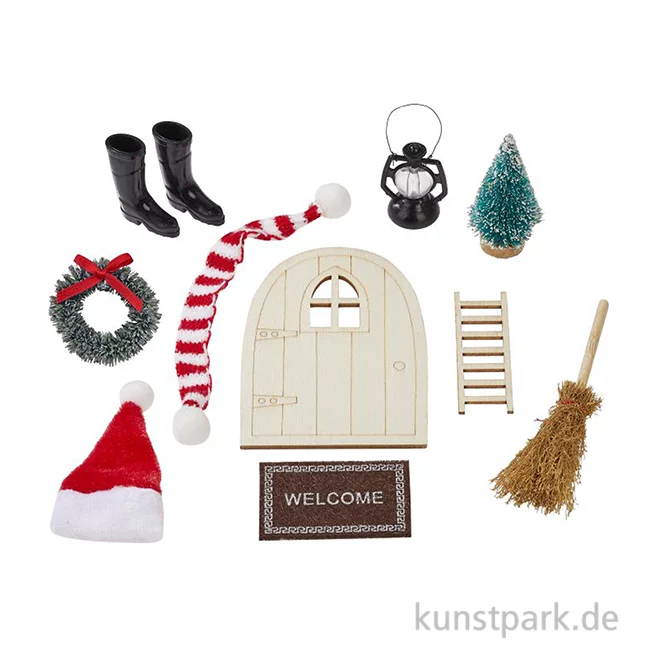 Artikelbild 1 des Artikels “Miniatur Wichtelset,10-teilig, 3-10 cm “