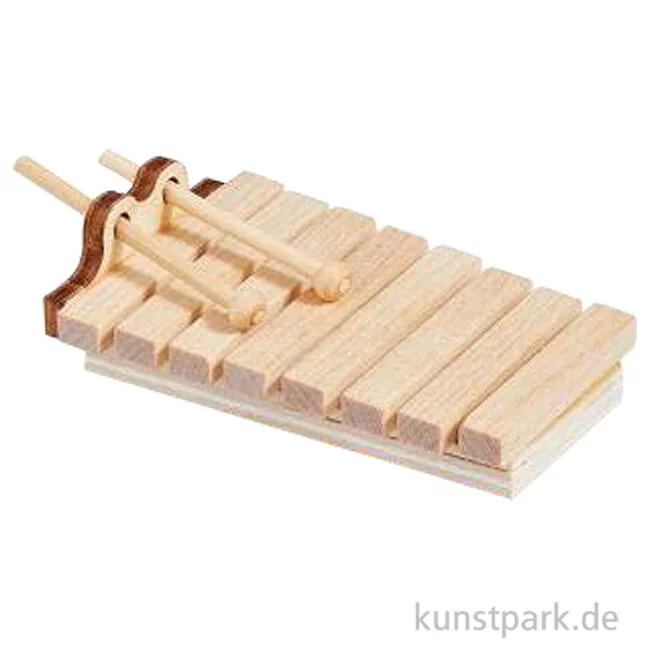 Artikelbild 1 des Artikels “Miniatur Xylophon, Holz, Natur, 3,5 x 1,7 x 5,5 cm “