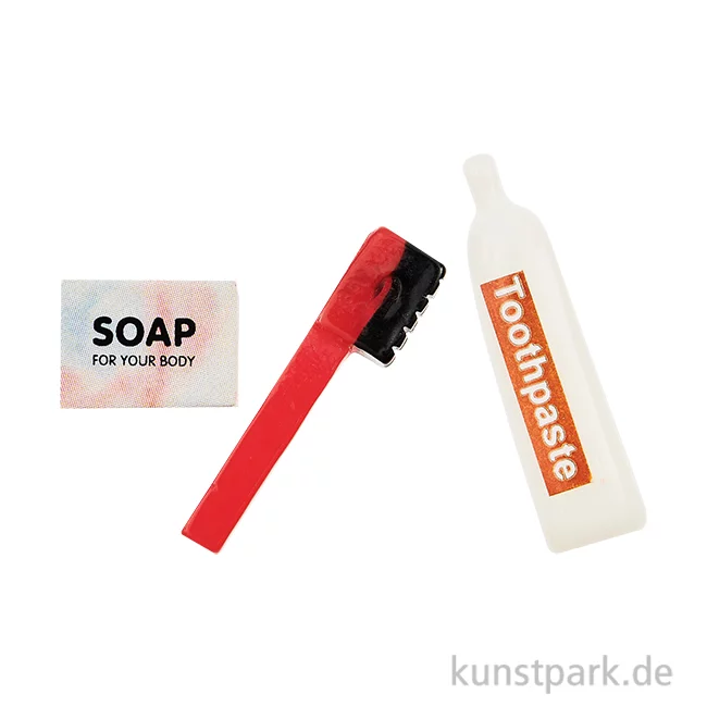 Artikelbild 1 des Artikels “Miniatur Zahnpflegeset, 3-teilig “