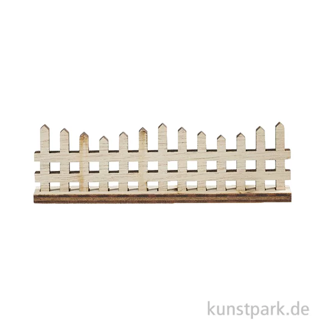 Artikelbild 1 des Artikels “Miniatur Zaun, Holz, Natur, 12 x 1,35 x 3,4 cm “