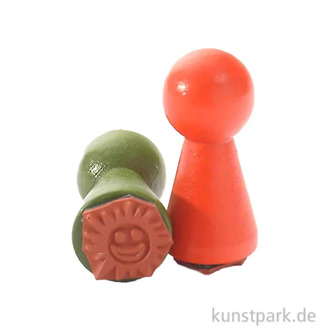 Artikelbild 1 des Artikels “Ministempel - Fröhliche Sonne, 19 mm “