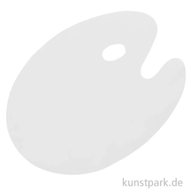 Artikelbild 1 des Artikels “Weiße spezialbeschichtete Malpalette, Farbe ablösbar, Größe 30 x 40 cm “