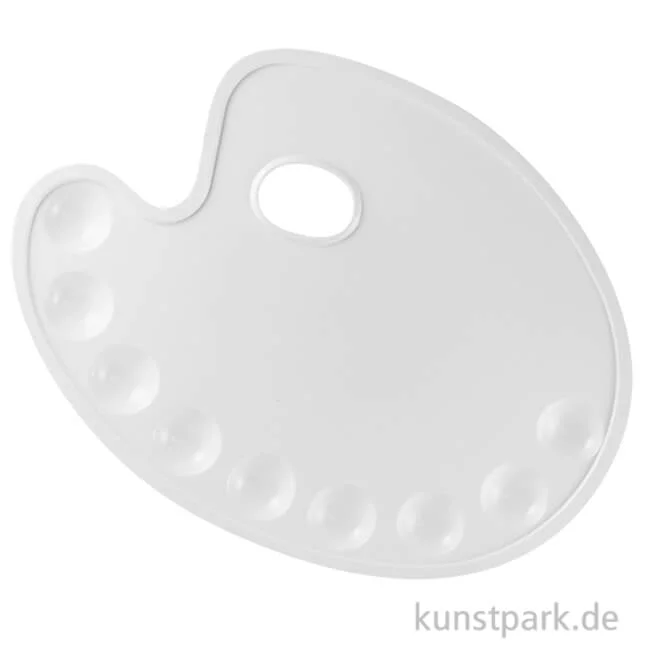 Artikelbild 1 des Artikels “Mischpalette mit 9 Vertiefungen, Kunststoff, Oval “
