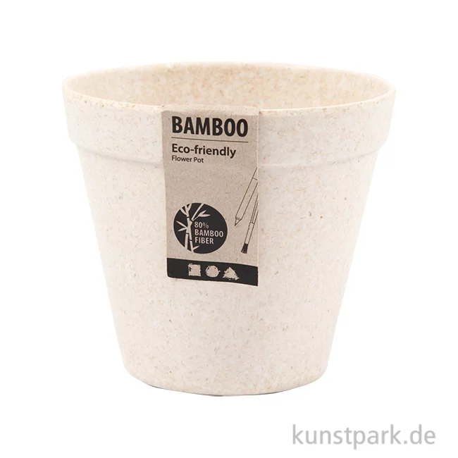 Artikelbild 1 des Artikels “Mittelgroßer Blumentopf aus Bambus, Höhe 10 cm “