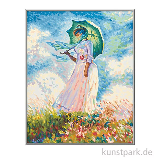 Artikelbild 1 des Artikels “Schipper Malen nach Zahlen, Claude Monet - Frau mit Sonnenschirm “