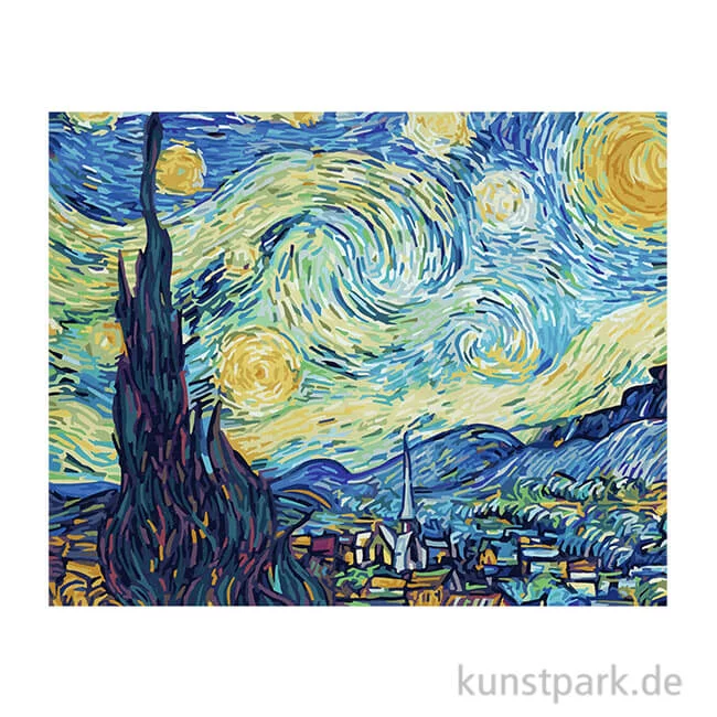 Artikelbild 1 des Artikels “Schipper Malen nach Zahlen, Vincent van Gogh - Sternennacht “