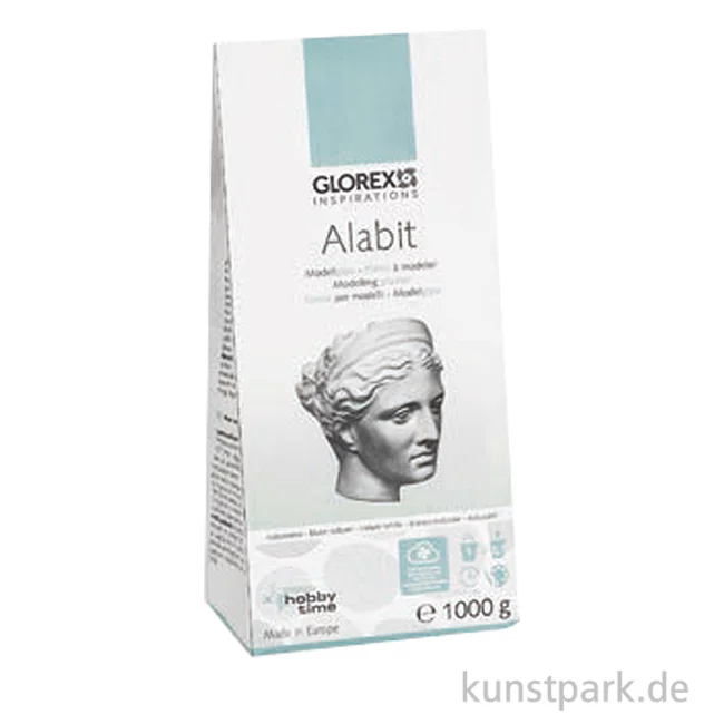 Artikelbild 1 des Artikels “Modelliergips Alabit Weiß, 1 kg “