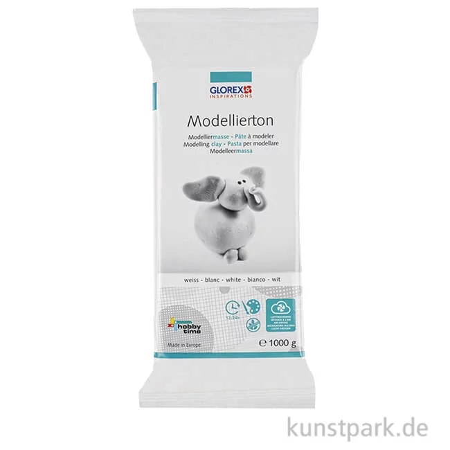 Artikelbild 1 des Artikels “Modellierton lufttrocknend, Weiß, 1000g “