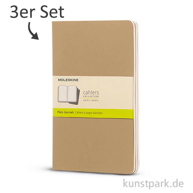 Artikelbild 1 des Artikels “MOLESKINE Cahier Journal 3-er Set - Kraftpapier Blanko, A4, 120 Seiten “