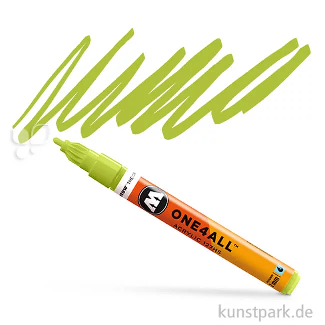 Artikelbild 1 des Artikels “Molotow ONE4ALL Marker - 127HS 2 mm Einzelfarbe | Grashüpfer grün“