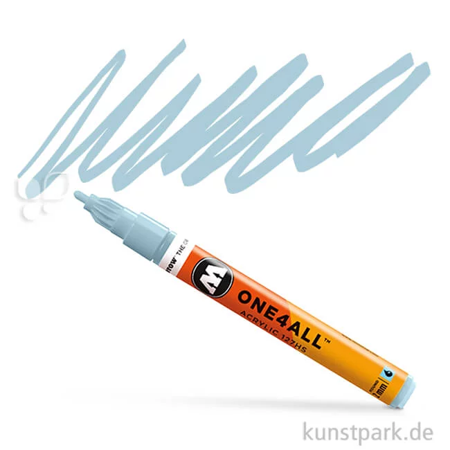 Artikelbild 1 des Artikels “Molotow ONE4ALL Marker - 127HS 2 mm Einzelfarbe | Lagoblau pastell“