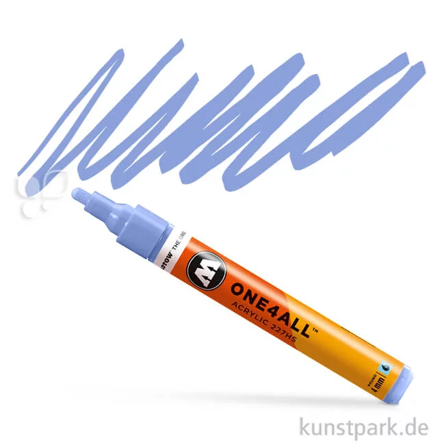 Artikelbild 1 des Artikels “Molotow ONE4ALL Marker - 227HS 4 mm Einzelfarbe | Blauviolett Pastell“