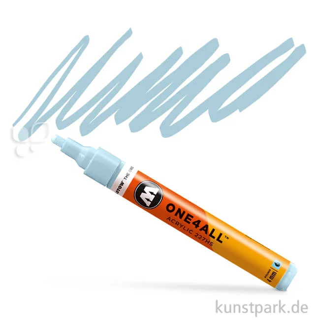 Artikelbild 1 des Artikels “Molotow ONE4ALL Marker - 227HS 4 mm Einzelfarbe | Lagoblau Pastell“