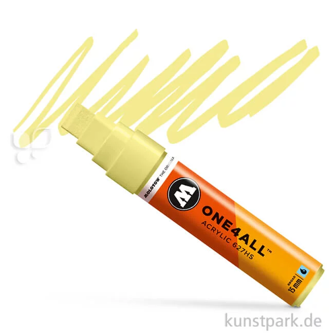 Artikelbild 1 des Artikels “Molotow ONE4ALL Marker - 627HS 15 mm Einzelfarbe | Vanille pastell“
