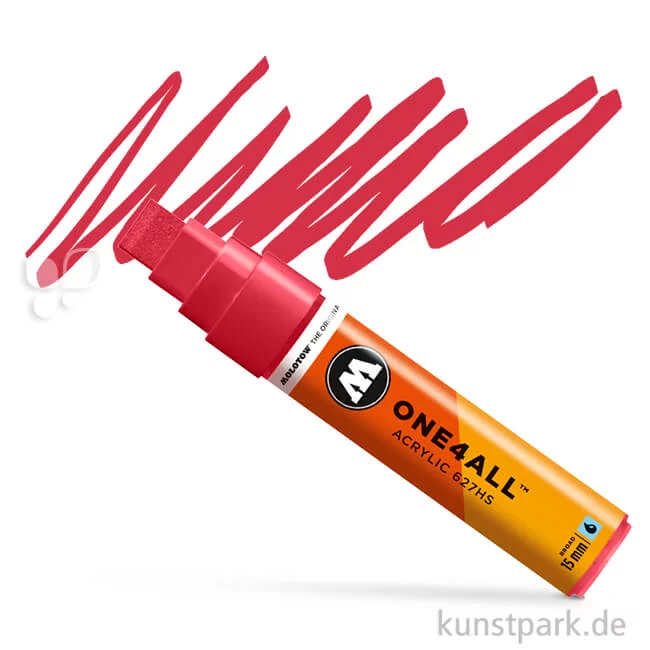 Artikelbild 1 des Artikels “Molotow ONE4ALL Marker - 627HS 15 mm Einzelfarbe | Verkehrsrot“