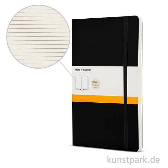 Artikelbild 1 des Artikels “MOLESKINE Notizbuch Softcover - Schwarz - Liniert, 192 Seiten “