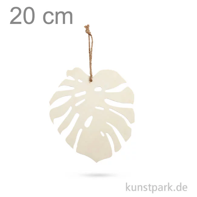 Artikelbild 1 des Artikels “Monstera Blatt aus Holz mit Aufhänger 20 cm“