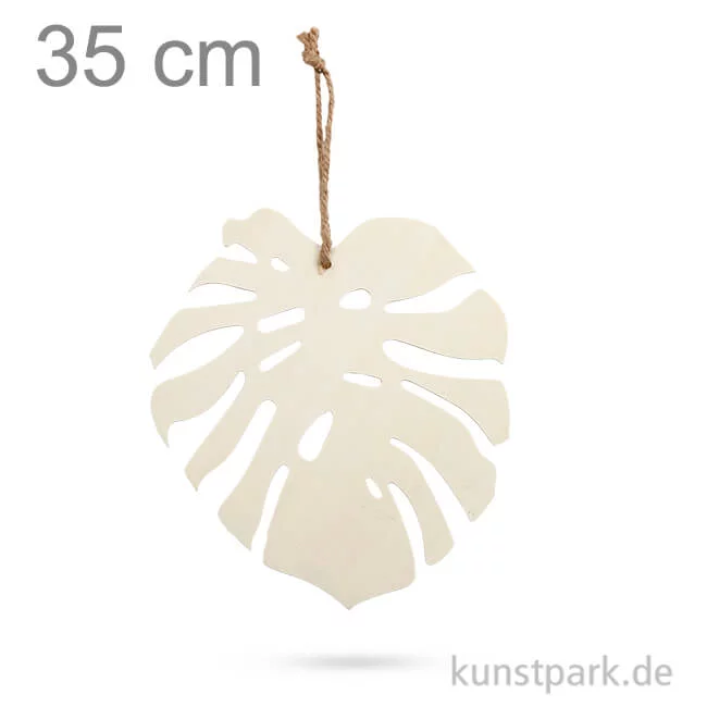 Artikelbild 1 des Artikels “Monstera Blatt aus Holz mit Aufhänger 35 cm“
