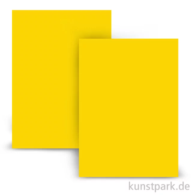 Artikelbild 1 des Artikels “Moosgummi 20x30 cm, 2mm Tafel | Goldgelb“