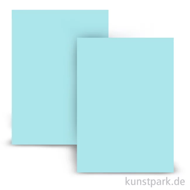 Artikelbild 1 des Artikels “Moosgummi 20x30 cm, 2mm Tafel | Hellblau“