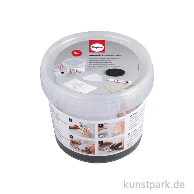 Artikelbild 1 des Artikels “Mosaik Zubehör Set mit Mosaik-Kleber + Fugenmasse “