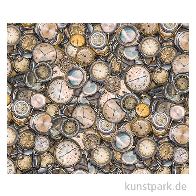 Artikelbild 1 des Artikels “Motiv-Fotokarton Uhren, 49,5 x 68 cm, 300g “
