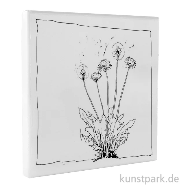 Artikelbild 1 des Artikels “Motiv-Keilrahmen Color Sketch Löwenzahn, 20 x 20 cm “