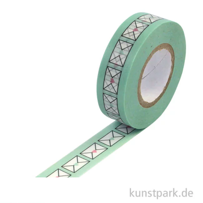 Artikelbild 1 des Artikels “Motiv-Klebeband Washi Tape - Briefumschläge, 15 mm, Rolle 15m “