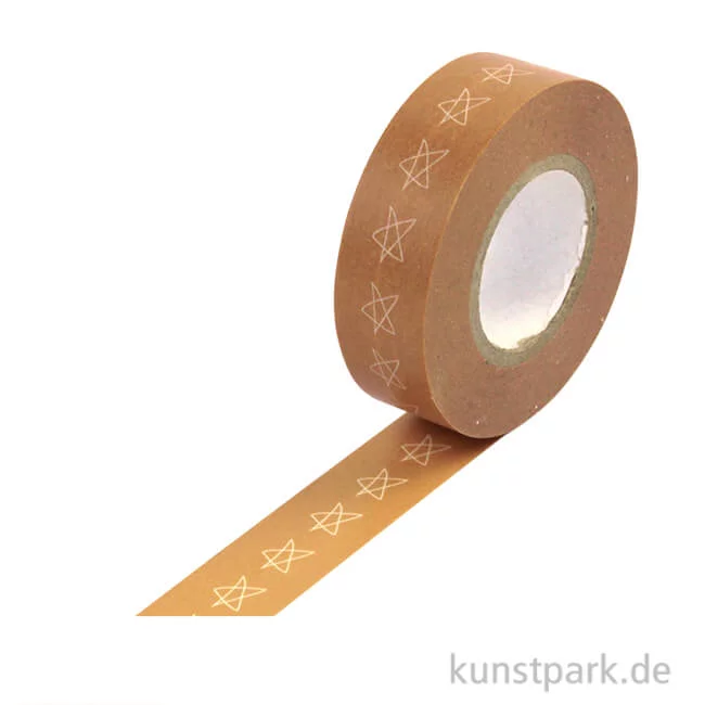 Artikelbild 1 des Artikels “Motiv-Klebeband Washi Tape - Sterne, 15 mm, Rolle 15m “