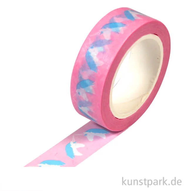 Artikelbild 1 des Artikels “Motiv-Klebeband Washi-Tape - Unicorn, 15 mm, 10 m Rolle “