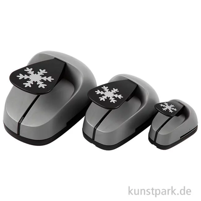 Artikelbild 1 des Artikels “Motivstanzer XXL Schneeflocke, Größe 25+49+75 mm, 3 Stück “