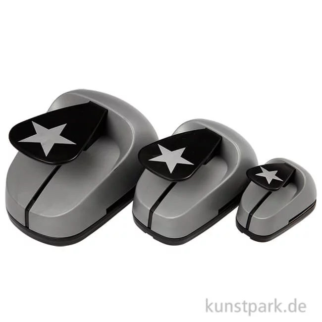 Artikelbild 1 des Artikels “Motivstanzer XXL Stern, Größe 25+49+75 mm, 3 Stück “