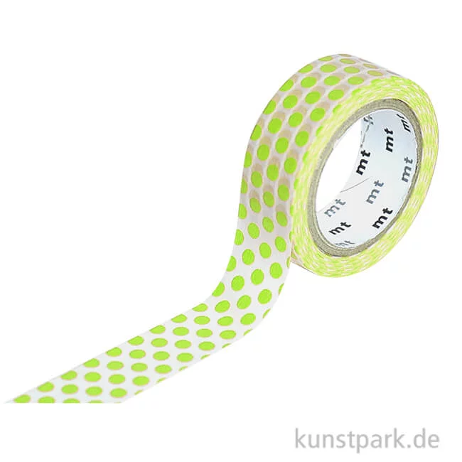 Artikelbild 1 des Artikels “MT Masking Tape Dot Lime, 15 mm, 7 m Rolle “