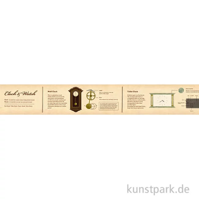 Artikelbild 1 des Artikels “MT Masking Tape Encyclopedia Clock - 30 mm, 7 m Rolle “