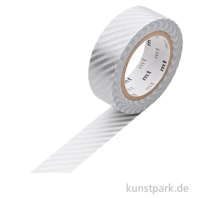 Artikelbild 1 des Artikels “MT Masking Tape Stripe Silver - 15 mm, 7 m Rolle “
