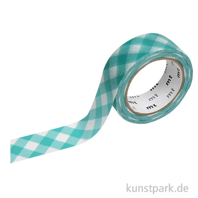 Artikelbild 1 des Artikels “MT Masking Tape Thick Checkered Green, 15 mm, 7 m Rolle “