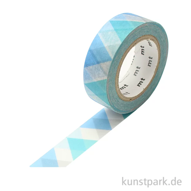 Artikelbild 1 des Artikels “MT Masking Tape Triangle and Diamond Blue - 15 mm, 7 m Rolle “