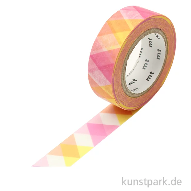 Artikelbild 1 des Artikels “MT Masking Tape Triangle and Diamond Pink - 15 mm, 7 m Rolle “