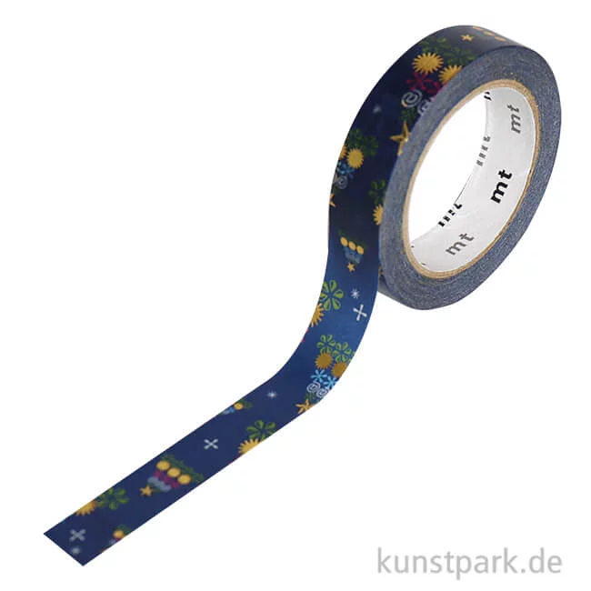 Artikelbild 1 des Artikels “MT Masking Tape Xmas Typographic Trees, 10 mm, 7 m Rolle “