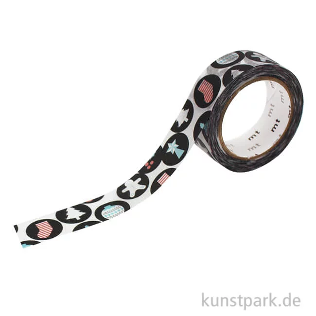 Artikelbild 1 des Artikels “MT Masking Tape Xmas Motif Dot - 15 mm, 7 m Rolle “
