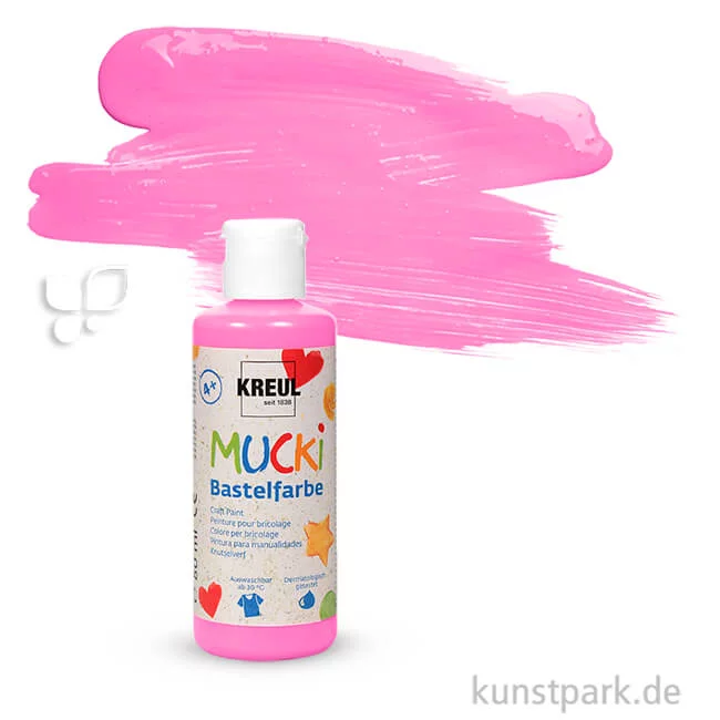 Artikelbild 1 des Artikels “MUCKI Bastelfarbe für Kinder 80 ml | Primärrot“