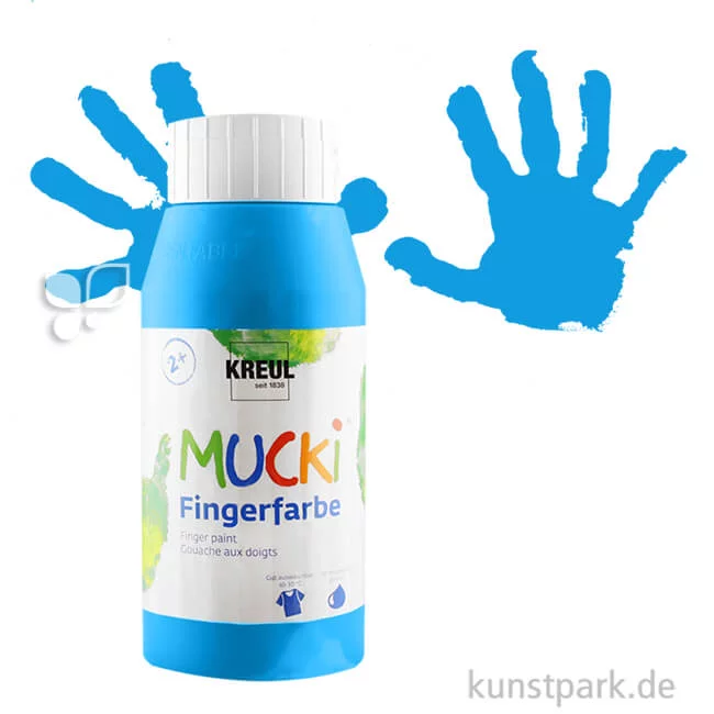 Artikelbild 1 des Artikels “MUCKI Fingerfarbe - cremig & pastos 750 ml | Blau“